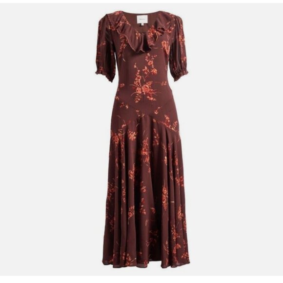 Reformation Evra Midi Dress - Picture 7 of 11